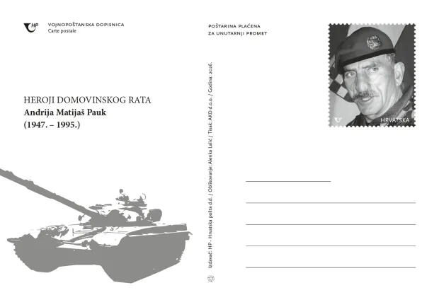 Heroji Domovinskog rata na dopisnicama Hrvatske po&scaron;te za nove ročnike