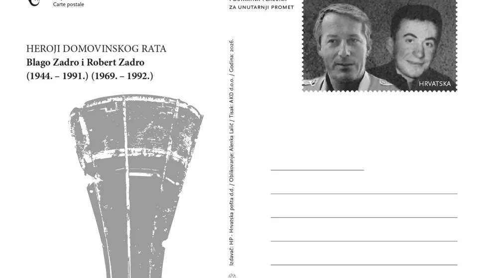 Heroji Domovinskog rata na dopisnicama Hrvatske po&scaron;te za nove ročnike