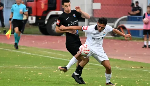Vinkovci, 30.08.2025. - Supersport HNL 5. kolo Vukovar 1991 - Slaven Belupo. foto HINA/Gordan Pani?/ gp