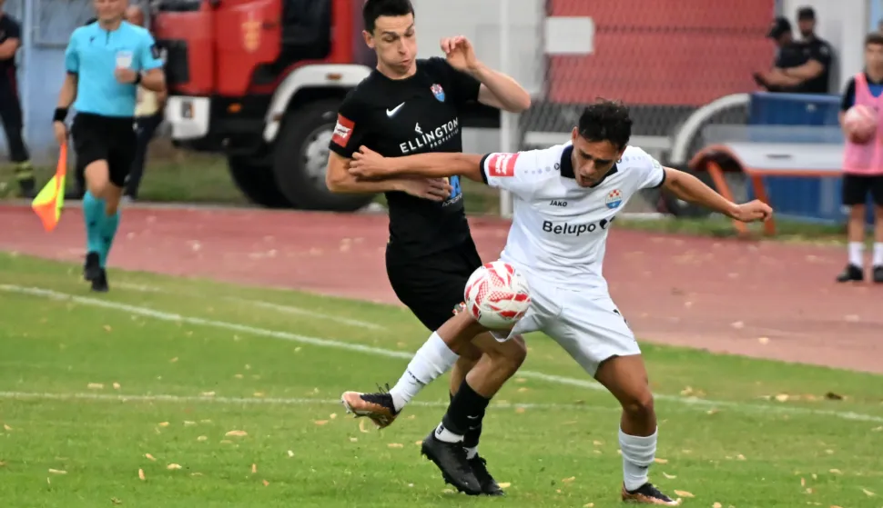 Vinkovci, 30.08.2025. - Supersport HNL 5. kolo Vukovar 1991 - Slaven Belupo. foto HINA/Gordan Pani?/ gp