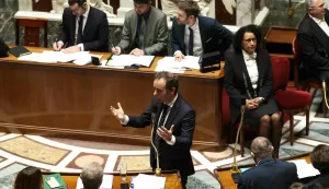 France's Prime Minister Sebastien Lecornu answers during a session of questions to the government at the National Assembly, France's lower house parliament, in Paris on January 14, 2026. (Photo by Alain JOCARD/AFP)