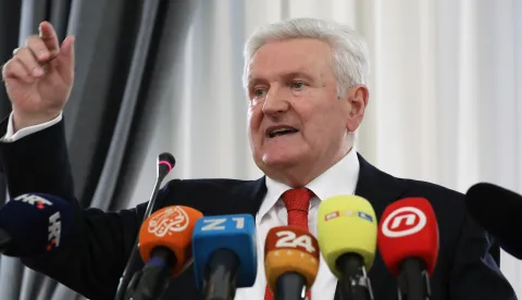 Zagreb, 04.04.2023. - Konferencija za medije biveg vlasnika Agrokora Ivica Todorića odrana je danas u Novinarskom domu. Na fotografiji Ivica Todorić. foto HINA/ Lana SLIVAR DOMINIĆ/ lsd