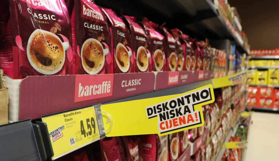 Osijek, 14. 10. 2025, Kaufland Retfala, obilazak Kauflanda pred sutra&scaron;nje otvorenje. Trgovina, proizvodi, police, cijene, ilustracijasnimio GOJKO MITIĆ