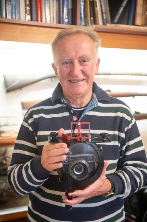 Danijel Frka, jedan od najuglednijih hrvatskih podvodnih istraživača i legenda podvodne fotografije