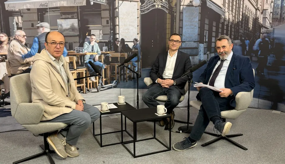 MAGAZIN SPICACredit: MANJGURACaption:&Scaron;PICA S MACANOM, 24. SIJEČNJA 2026. Vedran Bilas, Kre&scaron;imir Macan i Ivan Koprić