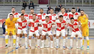 11.04.2025., Varazdin - Kvalifikacijska utakmica Hrvatske i Grcke futsal rreprezentacije za odlazak na Europsko prvenstvo u futsalu. Photo: Vjeran Zganec Rogulja/PIXSELL