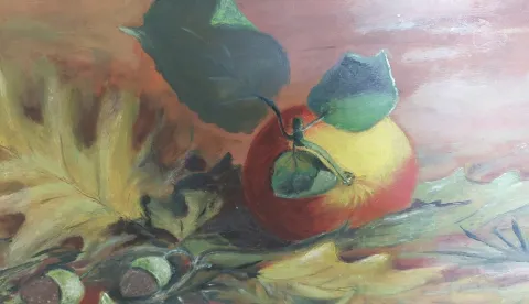 Izložba Odrazi raznolikosti autorice Josipe Biro(jedna od njezinih slika)GISKO