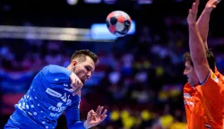 260119 Tin Lucin of Croatia during the EHF European Handball Championship preliminary round match between the Netherlands and Croatia on January 19, 2026 in Malm&ouml;. Photo: Petter Arvidson/BILDBYR&Aring;N/kod PA/PA1126h&aring;ndball handboll handball handbolls-em 2026 nederl&auml;nderna netherlands croatia kroatien ehf european handball championship bbeng grappa33 Photo: Petter Arvidson/PIXSELL