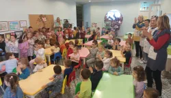 U Cvrčku dvorana, prostori za dvije skupine i uredi