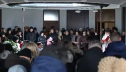 Pokopan Mladen Bartolović na groblju u Nu&scaron;tru