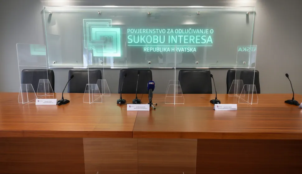 15.10.2021., Zagreb - Sjednica Povjerenstva za odlucivanje o sukobu interesa. Photo: Jurica Galoic/PIXSELL