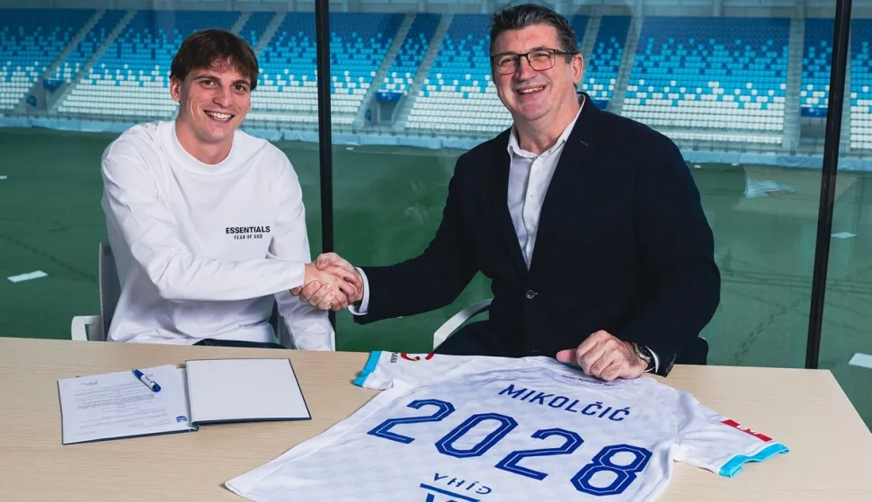 &Scaron;imun Mikolčić i Alen Petrović. NK Osijek