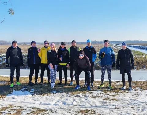 Neumorna ekipa iz udruge &ldquo;Zdravo trčanje&rdquo; trči po 35 km na minusima pripremajući se za maraton u 30 stupnjeva toplijem Dubaiju