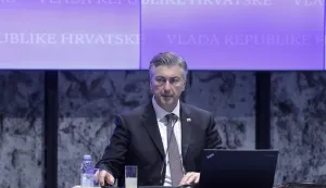 Zagreb.23.1.2025.- Dolazak na 139.sjednicu Vlade Republike Hrvatske.Na slici Andrej Plenković.Foto HINA/Tomislav Pavlek/ tp