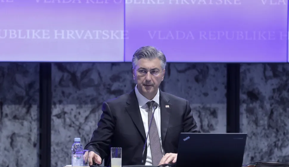 Zagreb.23.1.2025.- Dolazak na 139.sjednicu Vlade Republike Hrvatske.Na slici Andrej Plenković.Foto HINA/Tomislav Pavlek/ tp