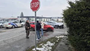 Trostruki sudar u Industrijskoj zoni u Osijeku