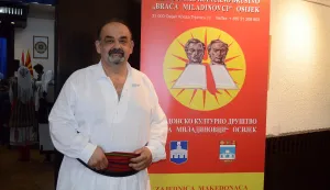 osijek, 26 listopada 2019, 17,30 sati, Dom Hrvatske vojske, 25. obljetnica osnutka makedonskog kulturnog dru&scaron;tva Braća Miladinovci, makedonci, Novinar: Ema Nenadić snimio zdenko pu&scaron;ić