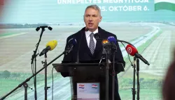 Sudaraž, 06. 10. 2025., Sudaraž, A5, A5 autocesta, 5C koridor, obilježavanje, zavr&scaron;etak izgradnje koridora 5C, Janos LazarSNIMIO BRUNO JOBST