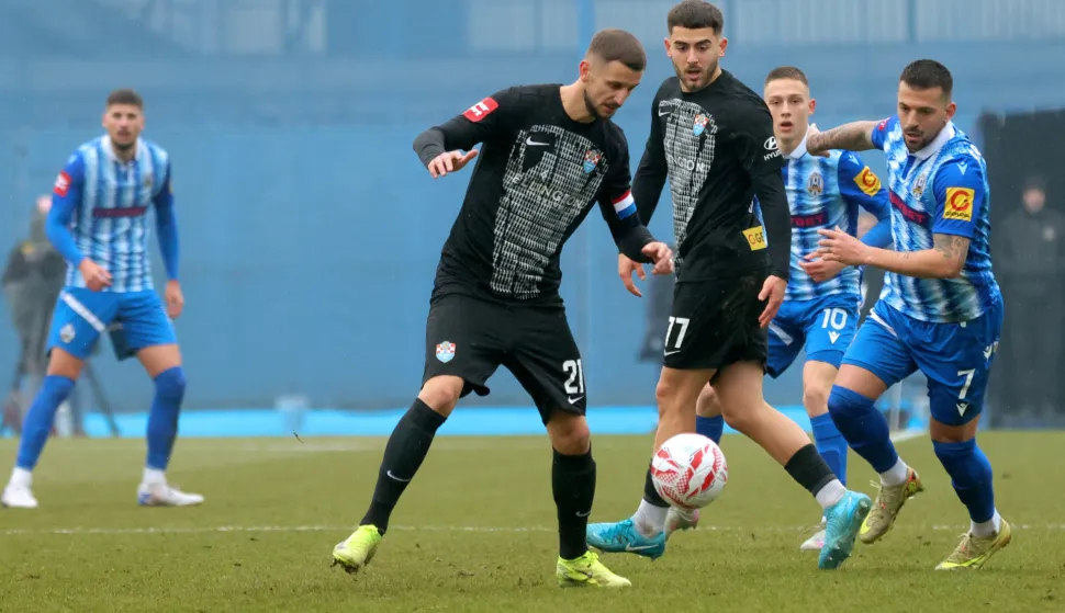 Zagreb, 24.01.2026 - Utakmica 19. kola HNL-a Lokomotiva - Vukovar 1991. foto HINA/ Tomislav PAVLEK/ ml