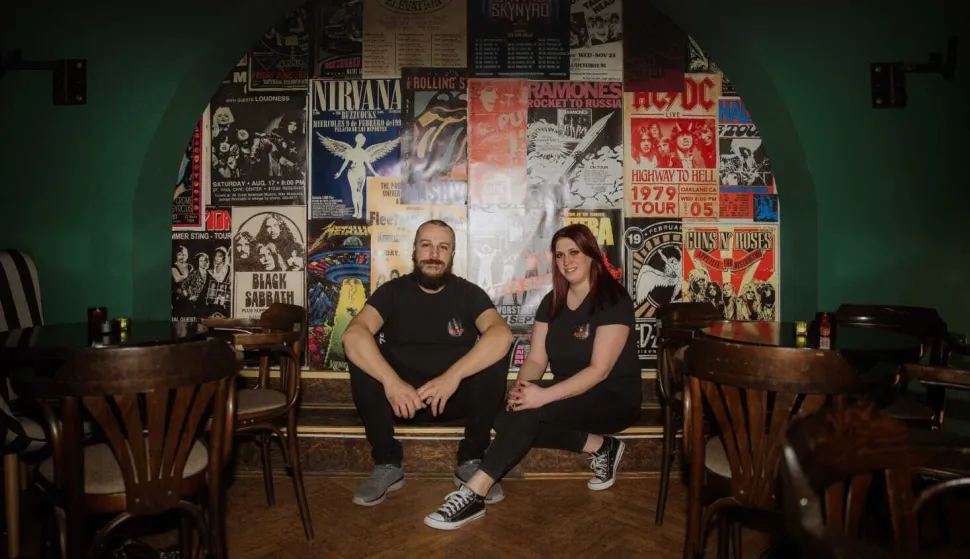 Mladi bračni par Andrea (32) i Dragutin (33) Gagro, kafić Walkow