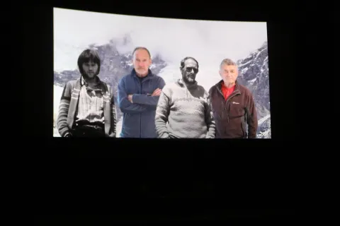 Osijek, 23. 01. 2026, Kino Uranija. Film, Alpski Ratnici uz razgovor sa Stipom Božićem.snimio GOJKO MITIĆ