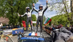 Sebastien Ogier (Francuska) i njegov suvazač Vincent Landais (Francuska)
