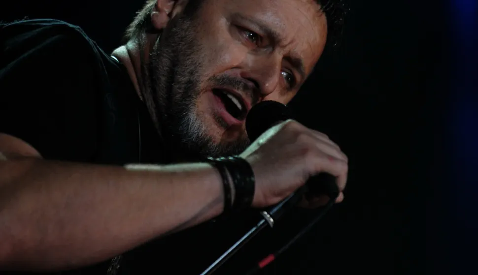 13.06.2010., Spaladium Arena, Split - Dobrotvorni koncert "Za istinu..." za hrvatske generale. Marko Perkovic Thompson. Photo: Nino Strmotic/PIXSELL