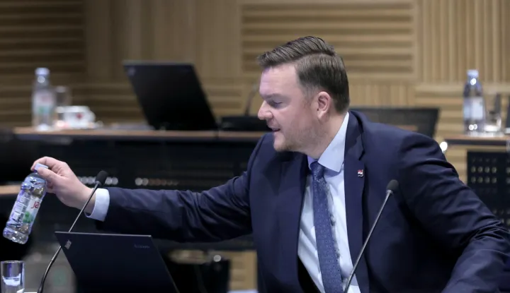 Zagreb.23.1.2025.- Dolazak na 139.sjednicu Vlade Republike Hrvatske.Na slici Marko Primorac.Foto HINA/Tomislav Pavlek/ tp