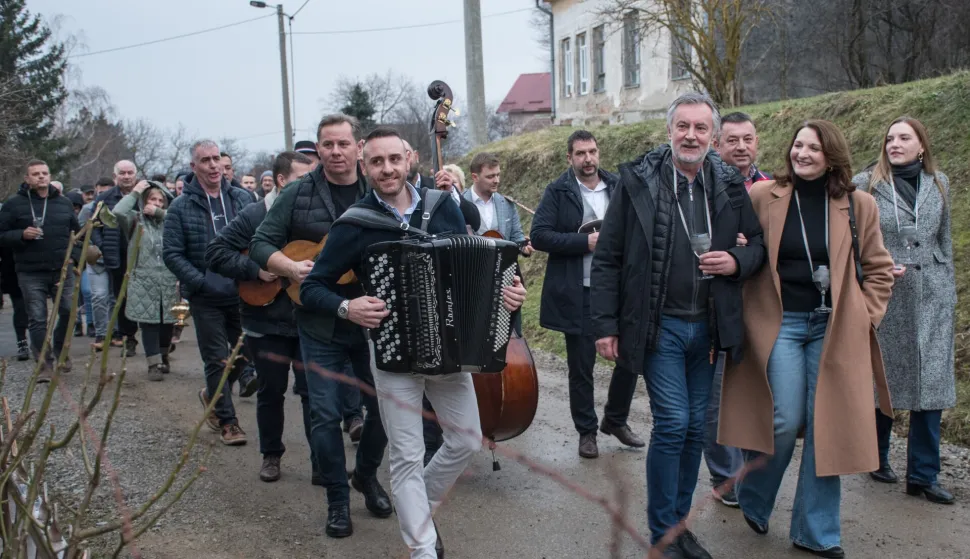 &Scaron;koro blagoslovio vinograd