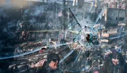 TOPSHOT - A gun shot perforation in a window pane can be seen in a window in front of a makeshift memorial for Alex Pretti on January 26, 2026. On January 24, federal agents shot and killed Alex Pretti, a 37-year-old ICU nurse, while scuffling with him on an icy roadway in Minneapolis, less than three weeks after an immigration officer fired on Renee Good, also 37, killing her in her car. US President Donald Trump blamed their deaths on Democratic "chaos," as his administration faced intensifying pressure over its mass immigration crackdown in Minneapolis. (Photo by ROBERTO SCHMIDT/AFP)