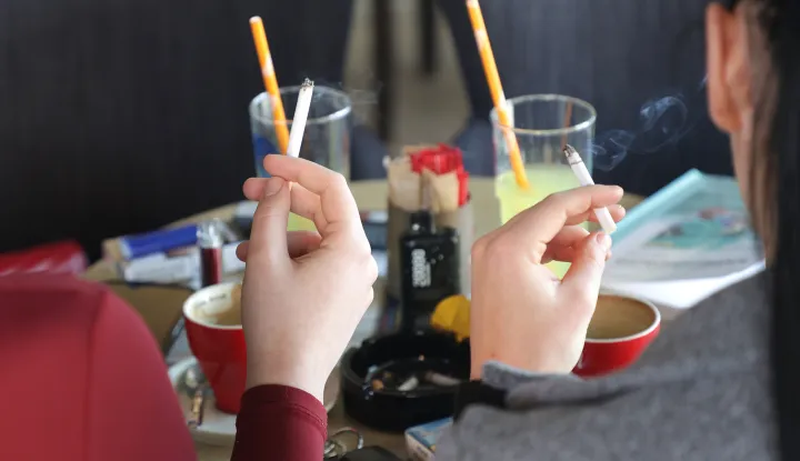 Osijek, 20. 02. 2025., Donji grad, pu&scaron;enje; ugositeljski objekt; zabrana pu&scaron;enjaSNIMIO BRUNO JOBST