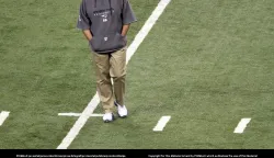 New England Patriots head coach Bill Belichick prior to Super Bowl XLVI in Lucas Oil Stadium in Indianapolis, Indiana on February 05, 2012. Super Bowl XLVI came down to the final seconds as the New York Giants beat the New England Patriots with a final score of 21-17. Photo by Aaron Suozzi/ABACAUSA.COM Photo: Press Association/PIXSELL