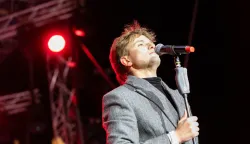 31.12.2025., Stradun, Dubrovnik - Jakov Jozinovic, Dino Merlin i Hiljson Mandela uveli su gradjane u Novu 2026. godinu Photo: Grgo Jelavic/PIXSELL