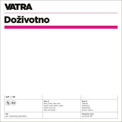 Grupa Vatra - album &ldquo;Doživotno&rdquo;: Osam pravih, dobrih pjesama koje će usrećiti vjernu publiku
