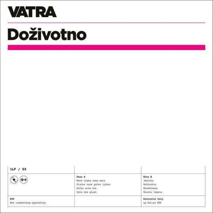 Grupa Vatra - album &ldquo;Doživotno&rdquo;: Osam pravih, dobrih pjesama koje će usrećiti vjernu publiku