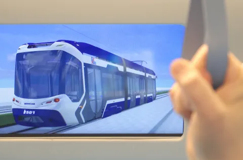 Osijek, 28. 01. 2026., Remiza, GPP, zavr&scaron;na konferencija, niskopodni tramvaji, niskopodni tramvaj, vožnja, vožnja tramvajem, tramvajSNIMIO BRUNO JOBST