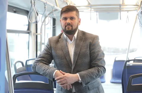 Osijek, 28. 01. 2026., Remiza, zavr&scaron;na konferencija, niskopodni tramvaji, niskopodni tramvaj, vožnja, vožnja tramvajem, tramvaj, SNIMIO BRUNO JOBST