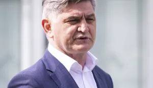 03.04.2024., Vukovar, Ispred veleucilista Ruzicka, Ulica Blage Zadre 2 - Predstavljanje liste kandidata HDZ-a u V. izbornoj jedinici. Photo: Davor Javorovic/PIXSELL