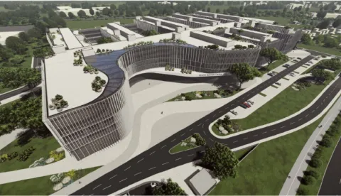 Novi objekt KBC-a Osijek - projekcije Ustupljenoprosinac 2023.