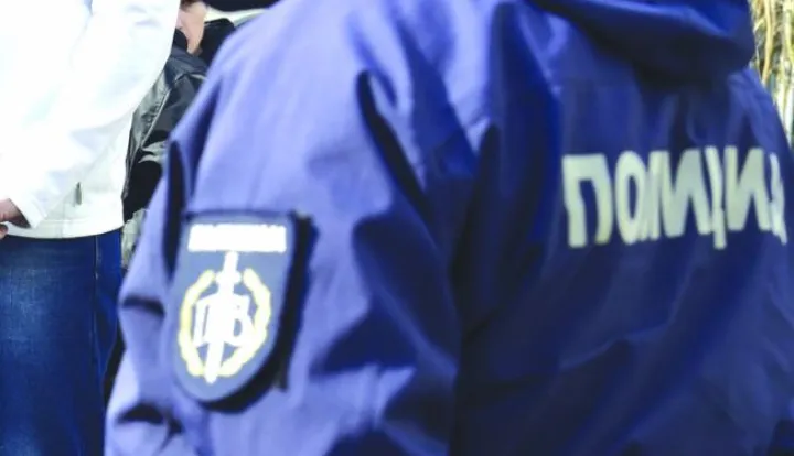 14.03.2016., Beograd, Srbija - Na Visem sudu, saslusavanjem svjedoka nastavljen je postupak pravne rehabilitacije Milana Nedica, predsjednika pronacisticke Vlade Srbije za vrijeme okupacije u Drugom svjetskom ratu. Pod nadzorom policije pristase i protivnici rehabilitacije Nedica skandiraju i razmjenjuju uvrede. Photo: Srdjan Ilic/PIXSELL------1 stupac colornovosti