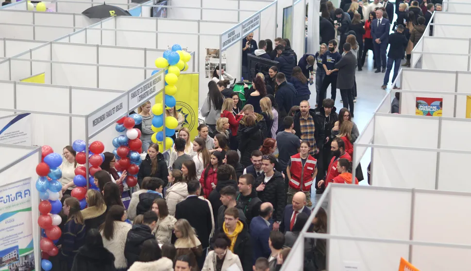 Osijek, 30. 01. 2026., GC, 29. smotra Sveučili&scaron;ta J. J. Strossmayera u Osijeku, 29. smotra, sajam mogućnosti, otvorenje, fakulteti, srednjo&scaron;kolci, studenti, upis na fakultet, SNIMIO BRUNO JOBST