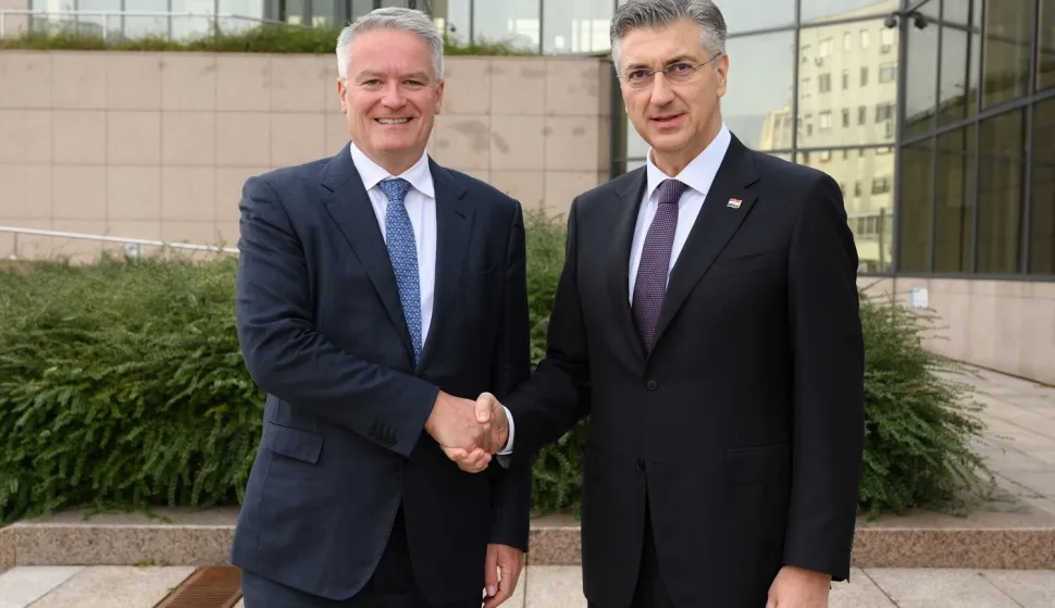 Mathias Cormann, Andrej Plenković, OECD, 30. siječnja 2026.