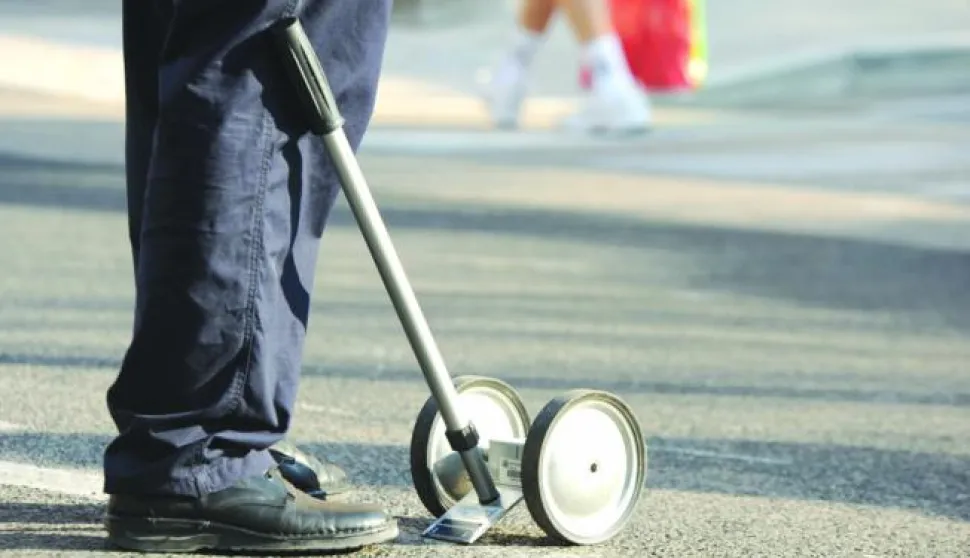 13.08.2014., Sibenik - Ilustracija ocevida prometne nesrece. Photo: Hrvoje Jelavic/PIXSELL------2 st colorcrna kronika