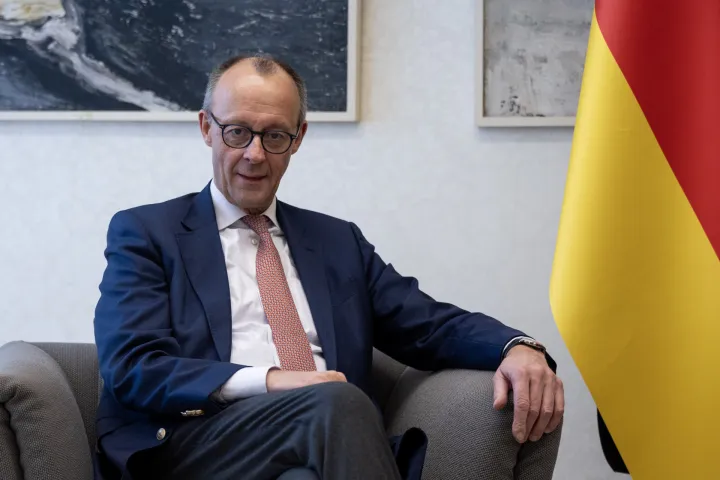 Zagreb, 31.01.2026 - Predsjednik Vlade Andrej Plenković primio je njemačkog kancelara Friedricha Merza u Banskim dvorima, u sklopu sastanka lidera Europske pučke stranke. Na slici Friedrich Merz.foto HINA/ Damir&nbsp;SENČAR/&nbsp;ds