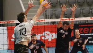 Osijek, 01. 02. 2026, SD Gradski vrt, mala dvorana. Odbojka, Mursa Osijek - Mladost (Zagreb), SuperSport Superliga.snimio GOJKO MITIĆ