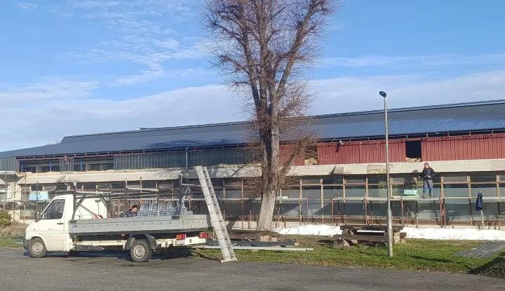 Radovi na dvoranifoto: Marija Le&scaron;ić Omerović