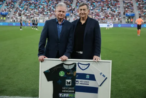 09.09.2022., Osijek - Stadion Opus Arena, Prijateljska nogometna utakmica izmedju NK Osijek - Puskas Ferenc Akademia FCL&ouml;rinc M&eacute;sz&aacute;ros I Ferenc Sakalj