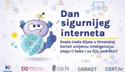 Djeca i mladi u Hrvatskoj sve če&scaron;će koriste alate generativne umjetne inteligencije kao dio svojesvakodnevice, ponajprije za &scaron;kolu, učenje i rje&scaron;avanje zadataka, ali i za razgovore, savjete iistraživanje tema koje ih zanimaju.