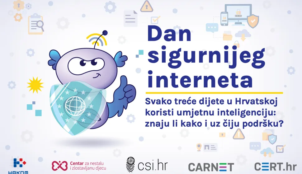 Djeca i mladi u Hrvatskoj sve če&scaron;će koriste alate generativne umjetne inteligencije kao dio svojesvakodnevice, ponajprije za &scaron;kolu, učenje i rje&scaron;avanje zadataka, ali i za razgovore, savjete iistraživanje tema koje ih zanimaju.