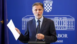 Zagreb, 05.11.2025 - Predsjednik Hrvatskog sabora Gordan Jandroković u srijedu je najo&scaron;trije osudio incident u Splitu u kojem je onemogućeno održavanje Dana srpske kulture i program KUD-a iz Novog Sada, kazav&scaron;i da je time izazvan strah kod predstavnika srpske manjine i nanesena &scaron;teta ugledu RH.foto HINA/ Damir SENČAR/ ds